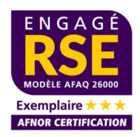 Label AFNOR exemplaire
